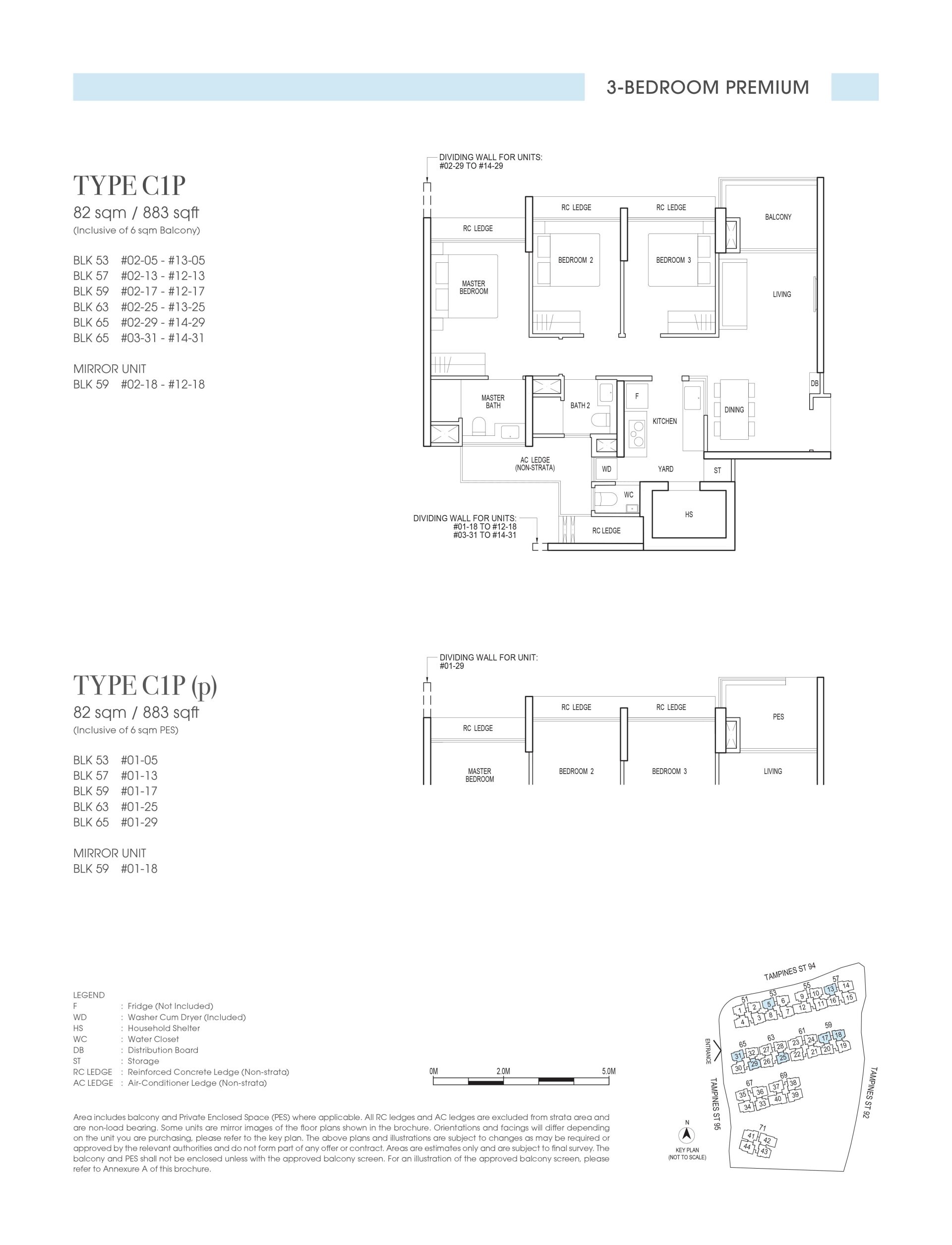 Rivelle Tampines floorplan